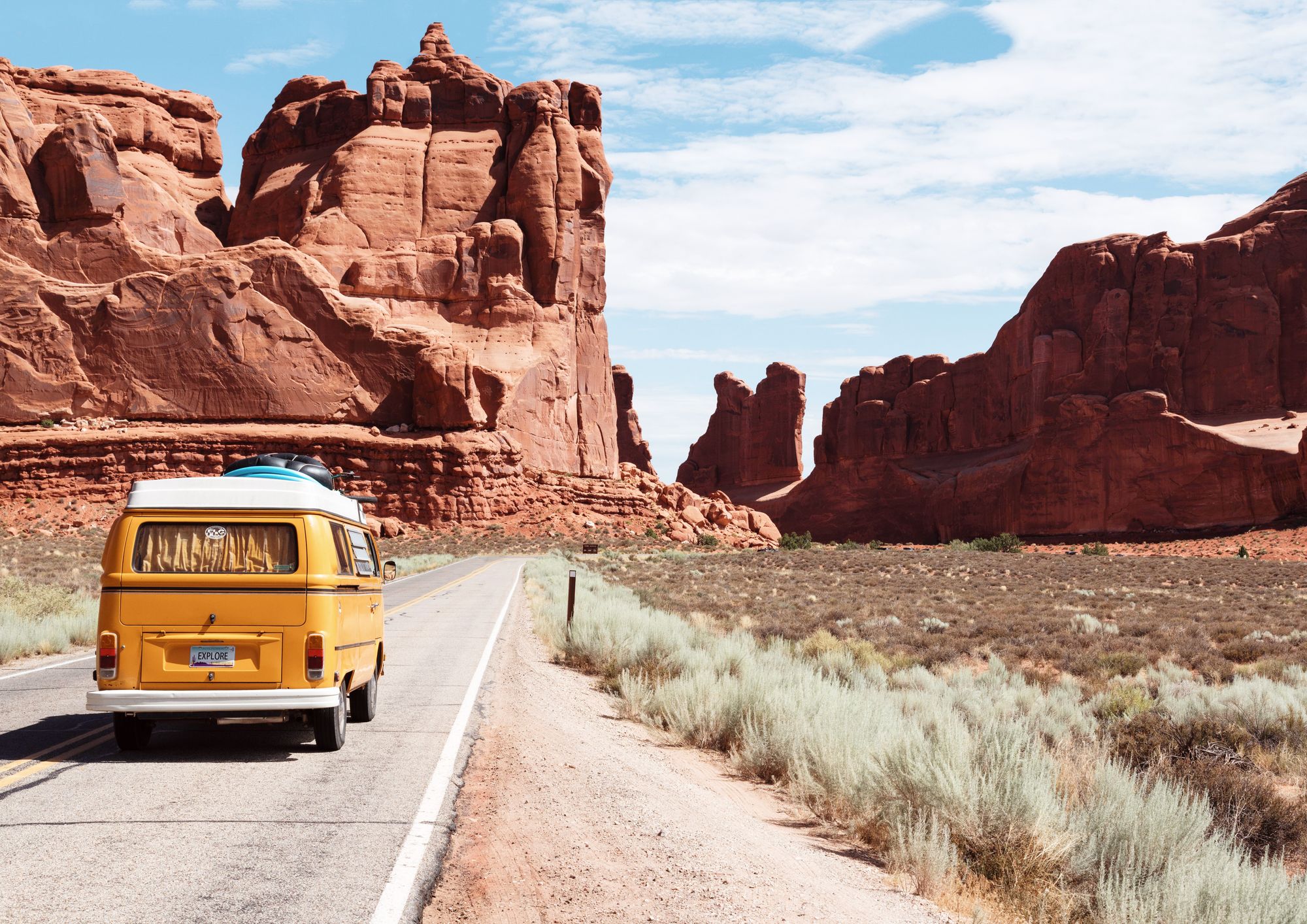 Camper van travel vacation life planning