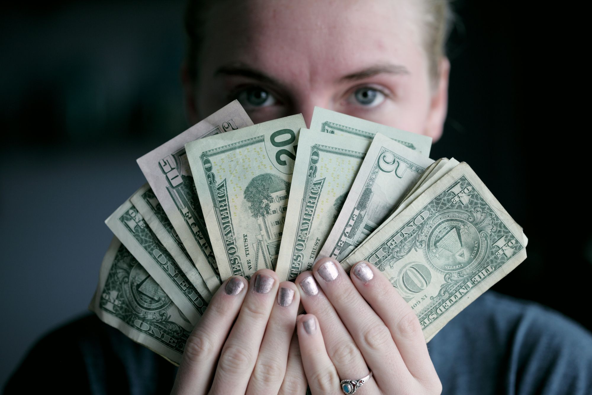 cash dollars as a fan