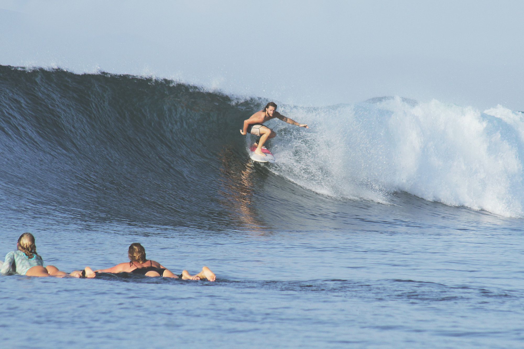 Man surfing