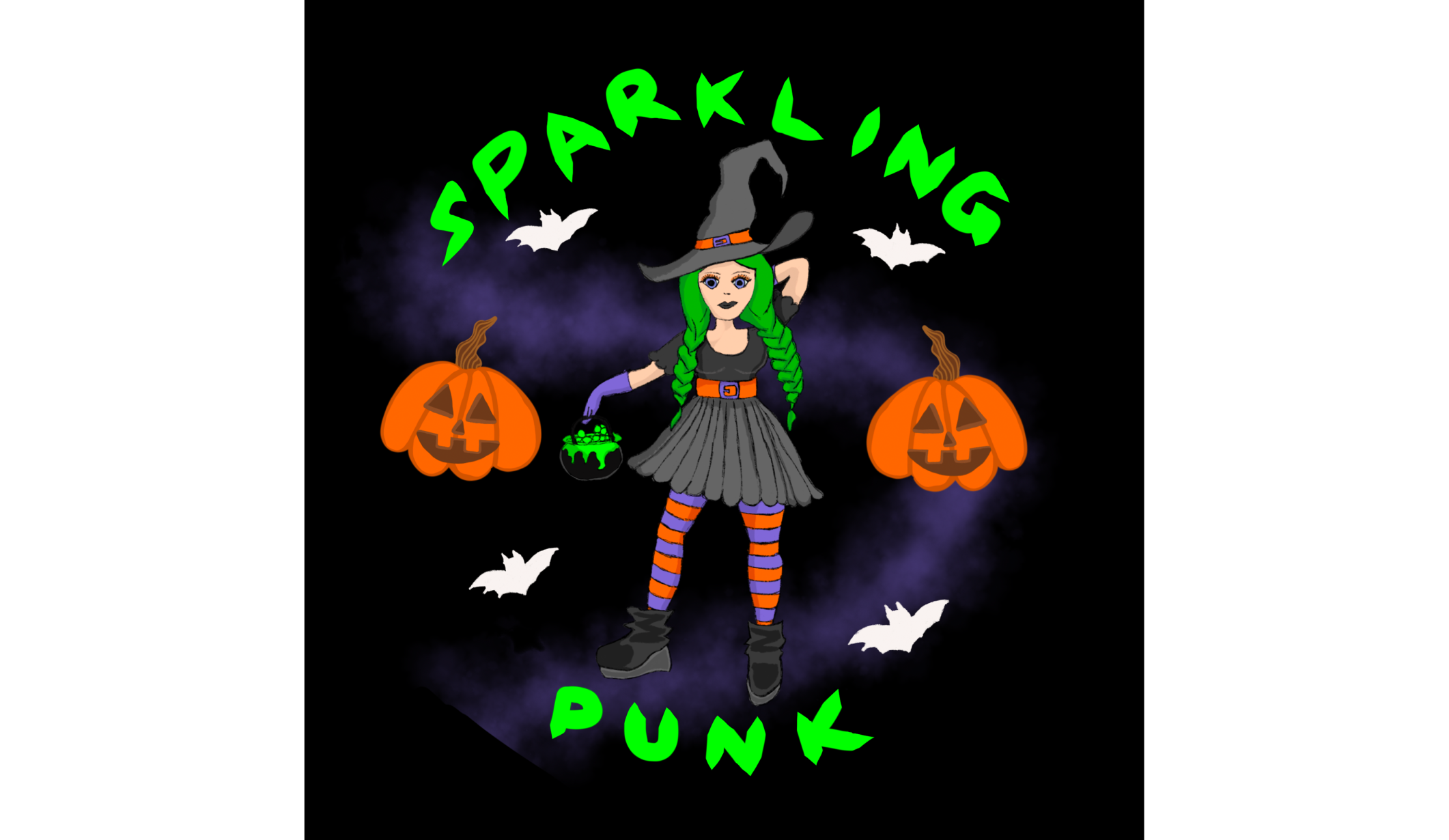 Handmade Spooky Goods - Sparkling Punk