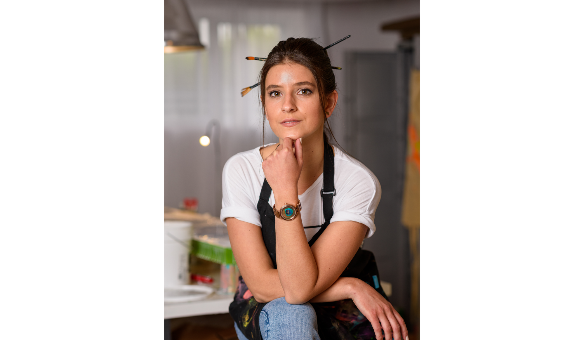 Canadian Abstract Fluid-type Art- Vanessa Studio Art