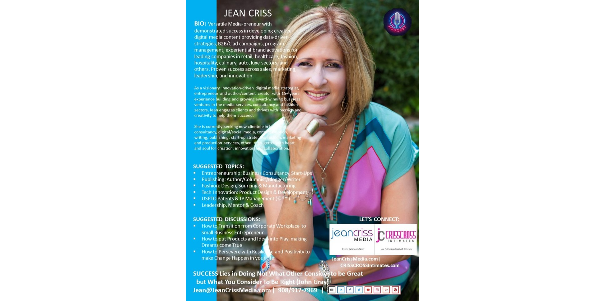 Comprehensive Creative Media - Jean Criss Media